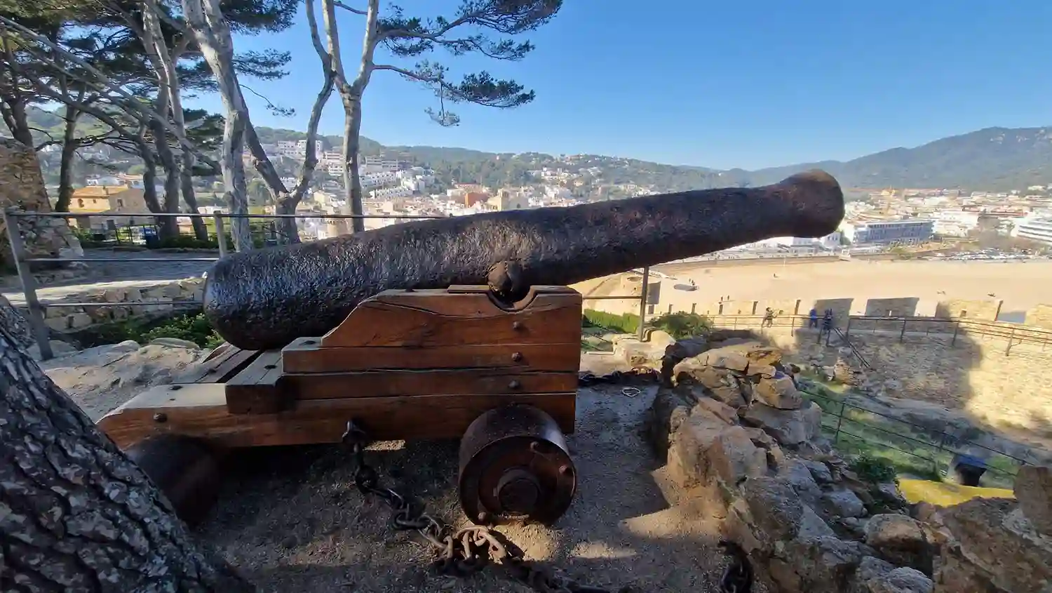 Cañon que se utilizaba para la defensa del castillo de Tossa de Mar