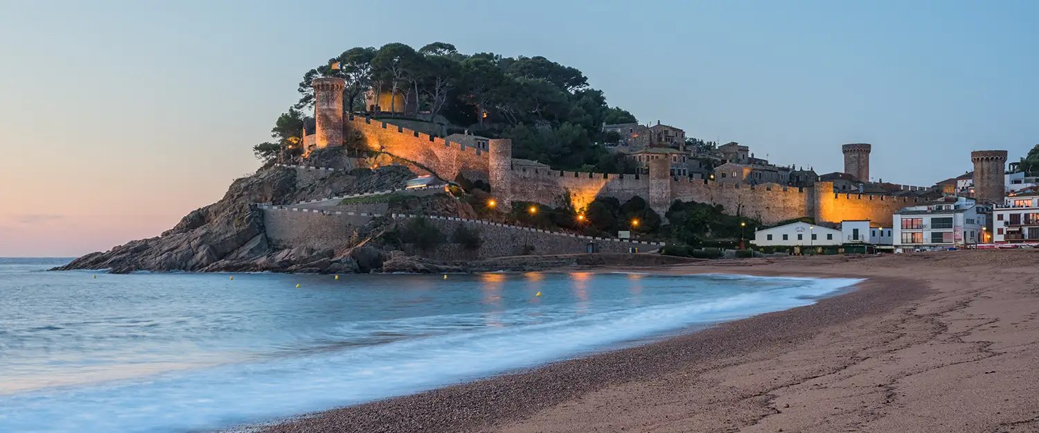 Castillo de Tossa de Mar en Girona