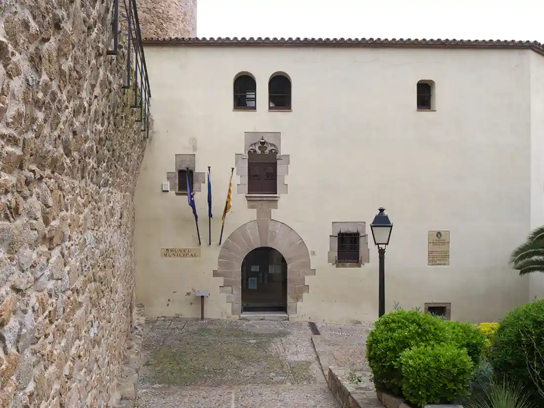 El Palau del Batlle actualmente el museo que esta en el Castillo de Tossa de Mar