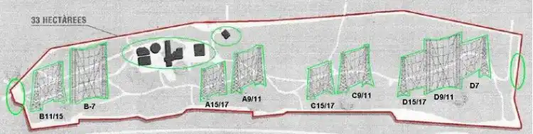Las 33 hectáreas donde estaba La estación de Radio Liberty en Pals.